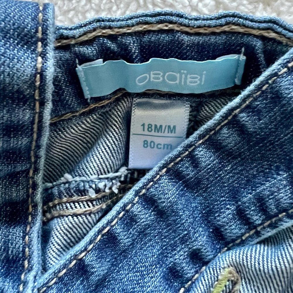 Obaibi Denim Short Overalls - Picture 9 of 14